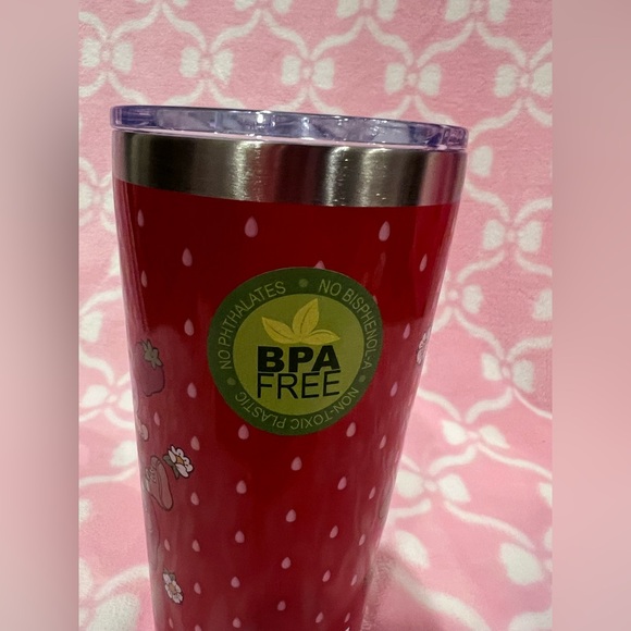 Strawberry Shortcake Stainless Steel Travel Mug! 🍓🍰 - Picture 4 of 6